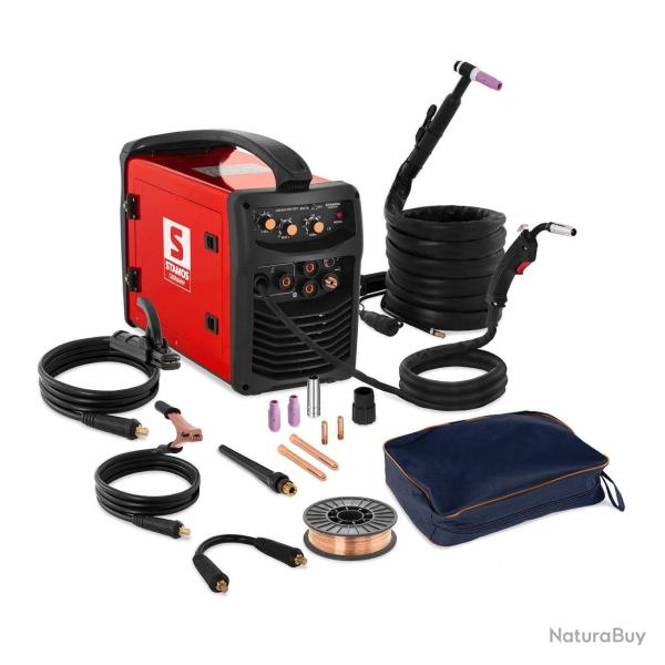 Poste � Souder Combin� Multi-Proc�d�s Arc �lectrode Enrob�e Fil Fourr� S-MIGMA 250.IGBT (MIG/MAG/MM