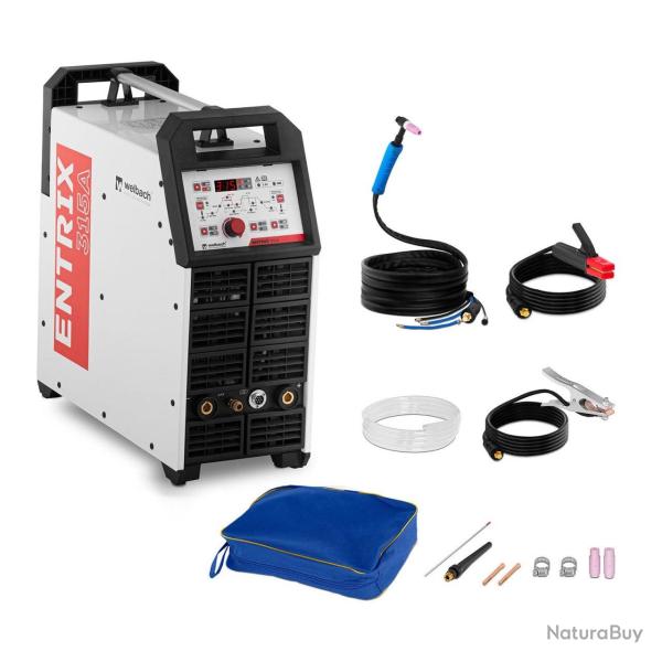 Poste  Souder Aluminium Alu TIG MMA E-Hand ENTRIX 315A (400 V, 315 A, FM 60%, Amorage HF, Prof. M