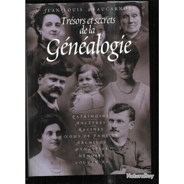 tr�sors et secrets de la g�n�alogie de jean-louis beaucarnot