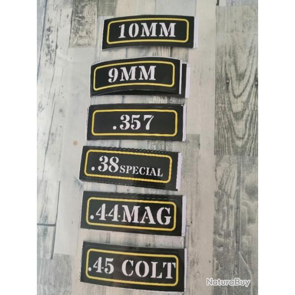 �tiquettes caisse � munition- 10 mm