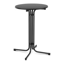 Mange debout table pliable pliant diam&egrave;tre 70 cm noir 14_0002375
