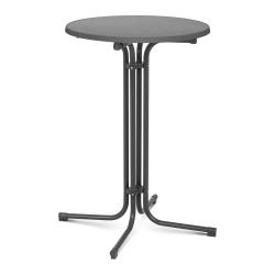 Mange debout table pliable pliant diam&egrave;tre 70 cm gris 14_0002374