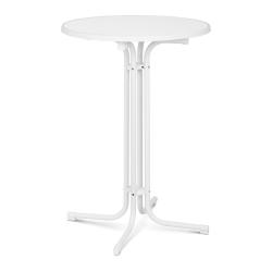 Mange debout table pliable pliant diam&egrave;tre 80 cm blanc 14_0002376