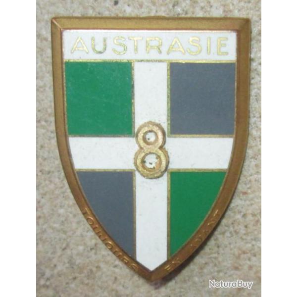 8� R�giment d'Infanterie, 8 en relief, avec devise,anneaux