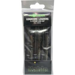 Leadcore Leader Lead Clip - 3 per Pack - 1m Korda