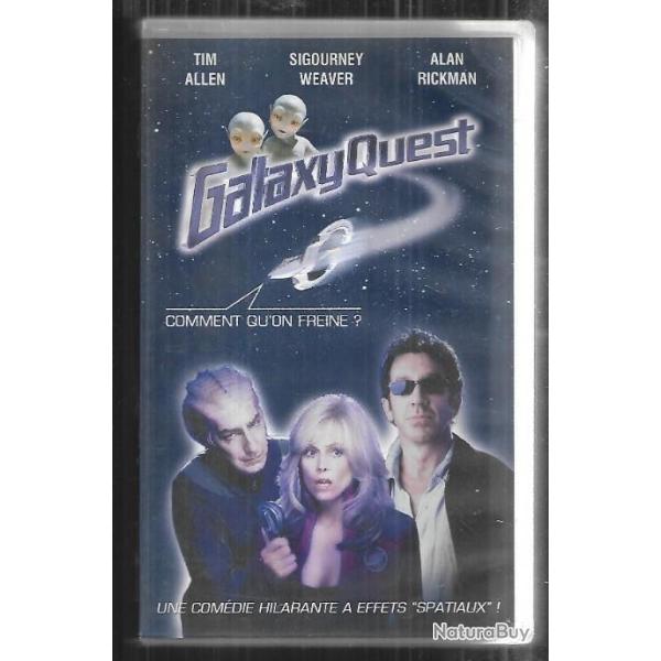 galaxyquest comdie science fiction, tim allen, sigourney weaver , vhs