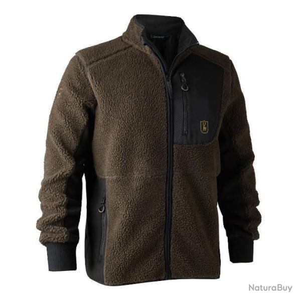 Veste Rogaland en fibre de velours marron Deerhunter