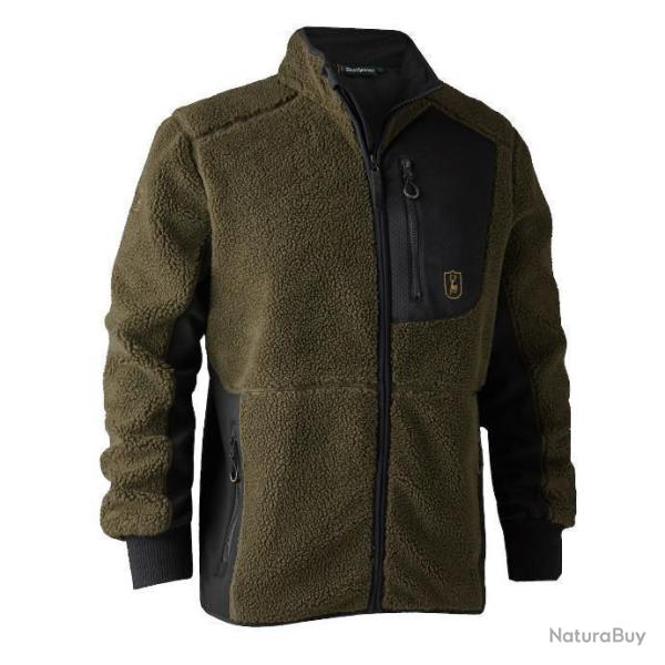 Veste Rogaland en fibre de velours kaki Deerhunter
