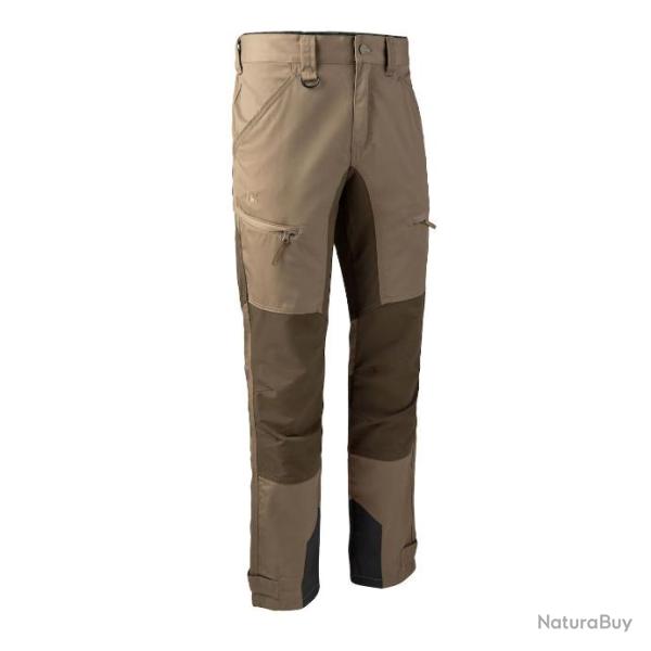 Pantalon Extensible Rogaland beige avec contraste Deerhunter