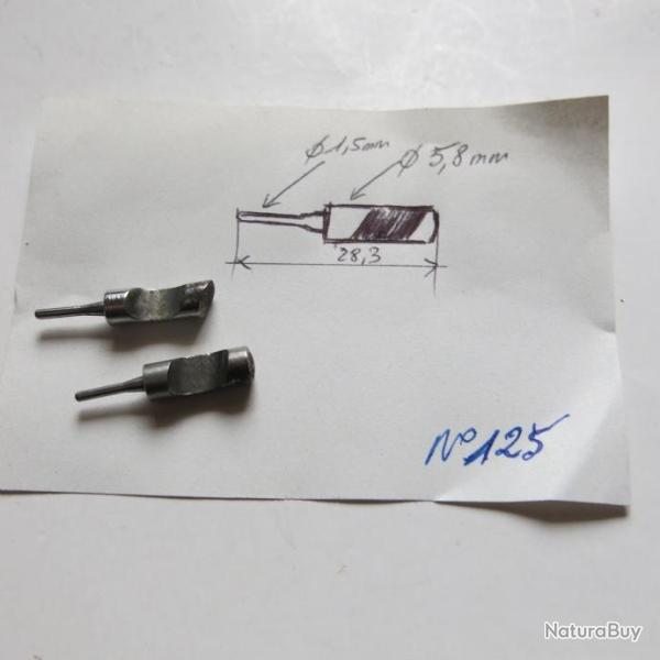 VENDU PAR CUIRASSIER11 N� 125 PAIRE DE PERCUTEURS DE FUSIL SUPERPOSE ITALIEN