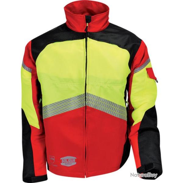 Veste anti coupure b�cheron AUTHENTIC Classe 1 SOLIDUR M Gris/Orange