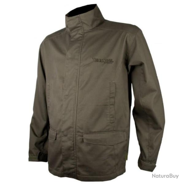 VESTE POLYESTER COTON VERT T619 , TREELAND , T:XL.