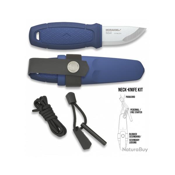 Couteau Morakniv ELDRIS Bleu + KIT   Lame 5.90 cm  17430-AZ071