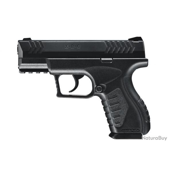Pistolet CO2 Umarex XBG noir cal. 4,5 mm Billes Acier + Mallette UX