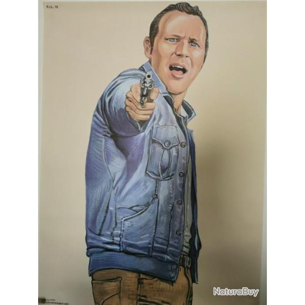 Cible papier 64cm larg/ 89 cm long N10