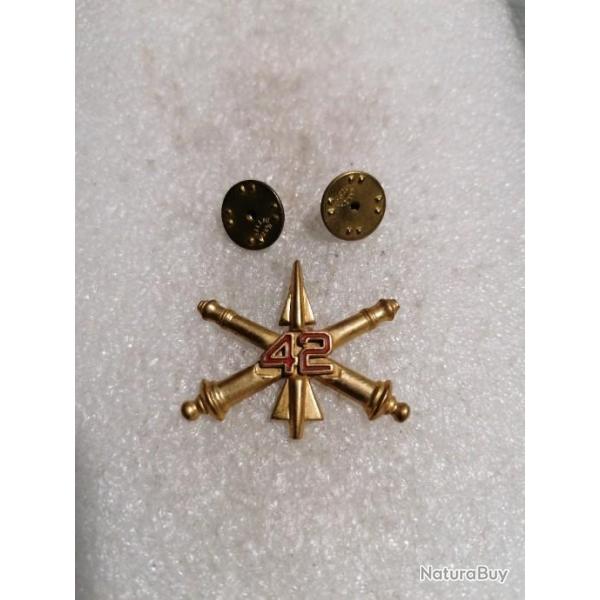 Collars officier armee us 42nd ARTILLERY ANTI A�RIENNE original