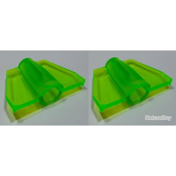 Lot de 2 Orienteurs d'encoche Easton Vert pour encoches type G-Nock