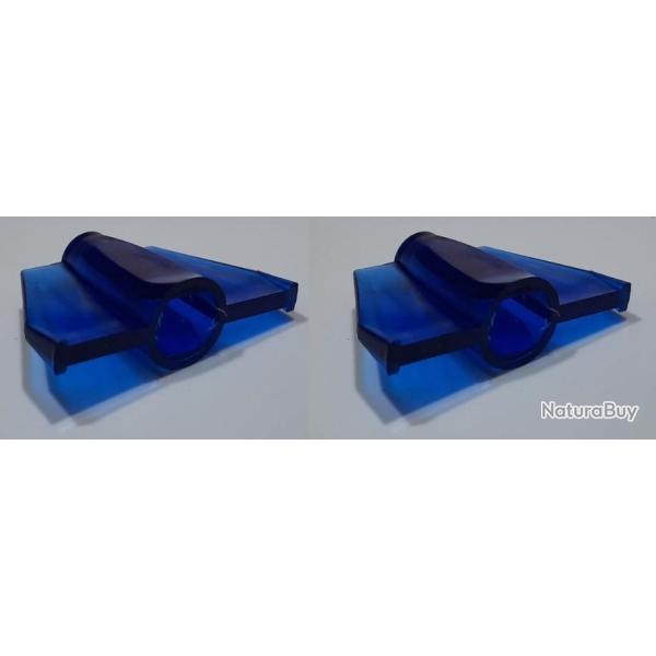 Lot de 2 Orienteurs d'encoche Easton Bleu pour encoches type H-Nock ou X-Nock