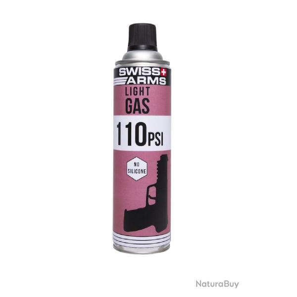 Bouteille de gaz Swiss arms "5-7" Light (110 PSI) sec 600 ml