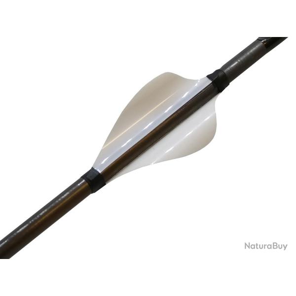 XS-WINGS - Plumes 50 mm High Profile BLANC DROITIER (RH)