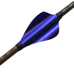 XS-WINGS - Plumes 50 mm High Profile DROITIER (RH) BLEU M&Eacute;TALLIQUE