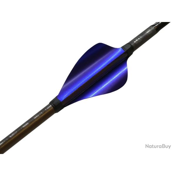 XS-WINGS - Plumes 50 mm High Profile GAUCHER (LH) BLEU M�TALLIQUE