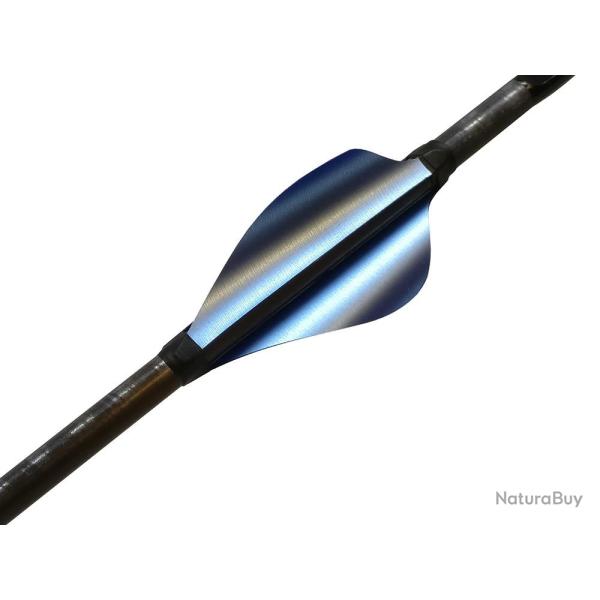 XS-WINGS - Plumes 50 mm High Profile DROITIER (RH) BLEU CIEL M�TALLIQUE