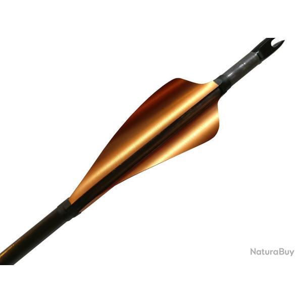 XS-WINGS - Plumes 60 mm High Profile GAUCHER (LH) BRONZE M�TALLIQUE