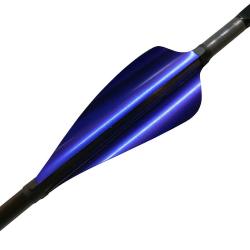 XS-WINGS - Plumes 60 mm High Profile DROITIER (RH) BLEU M&Eacute;TALLIQUE