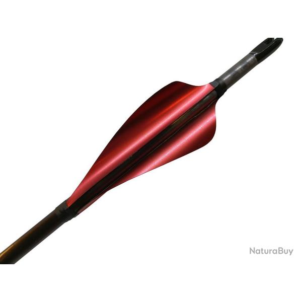 XS-WINGS - Plumes 60 mm High Profile GAUCHER (LH) ROUGE M�TALLIQUE