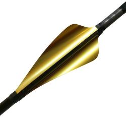 XS-WINGS - Plumes 60 mm High Profile DROITIER (RH) OR M&Eacute;TALLIQUE
