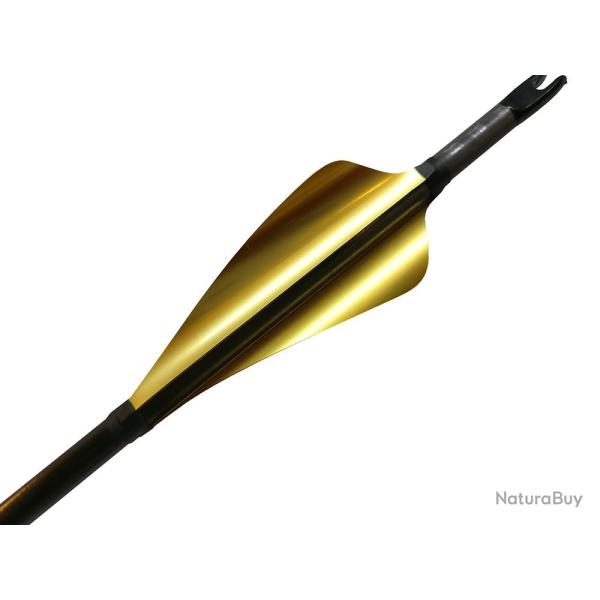 XS-WINGS - Plumes 60 mm High Profile DROITIER (RH) OR M�TALLIQUE
