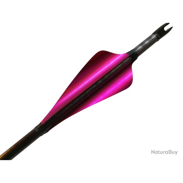 XS-WINGS - Plumes 60 mm High Profile GAUCHER (LH) ROSE M�TALLIQUE