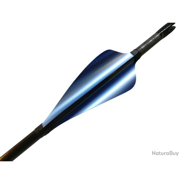 XS-WINGS - Plumes 60 mm High Profile DROITIER (RH) BLEU CIEL M�TALLIQUE
