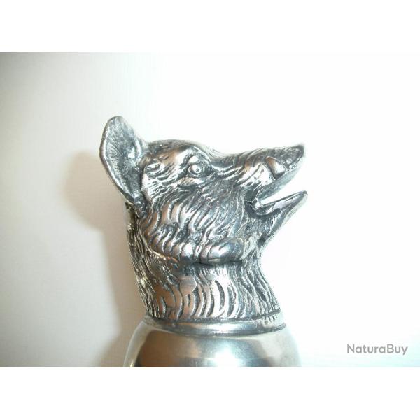 GOBELET ETAIN ROND TETE DE SANGLIER PM