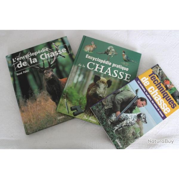 Lot 3 ouvrages encyclop�die de la chasse