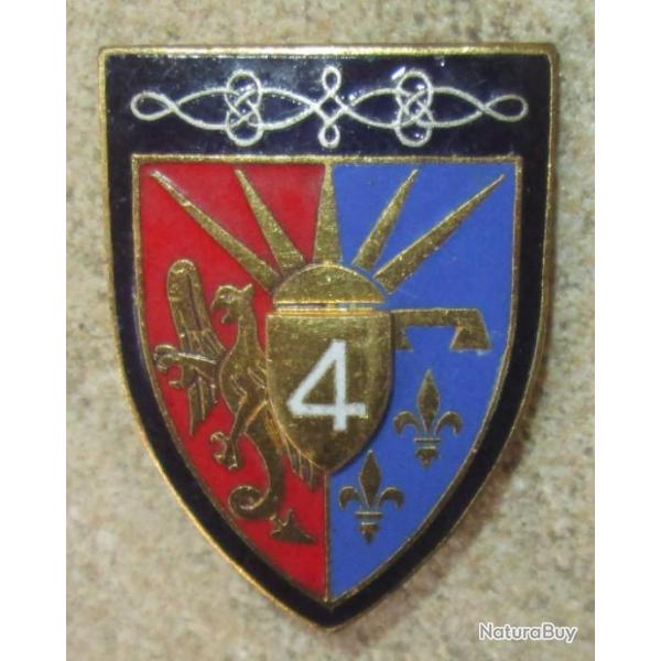 4� Hussards, �mail,Listel Bleu Fonc�,Rouge a Gauche