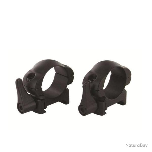 Collier de montage acier Fuzyon Rail weaver � serrage rapide - Bas / 25.4 mm