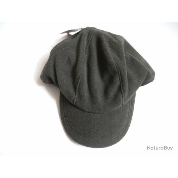 CASQUETTE DE CHASSE REVERSIBLE VERT/ORANGE FLUO