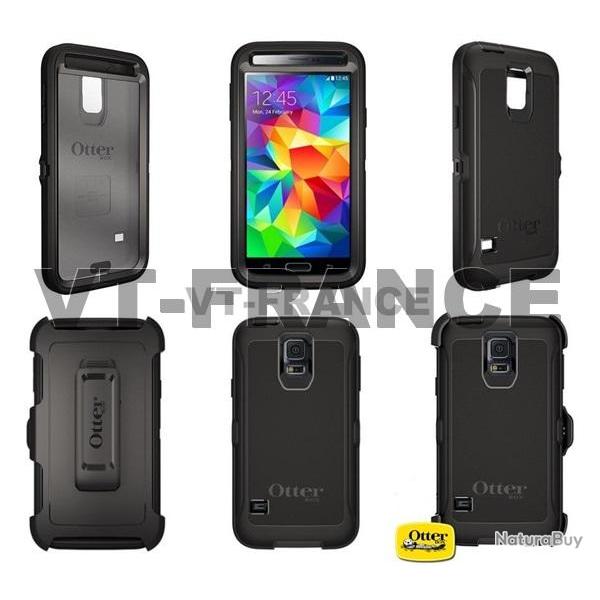 Coque Anti Choc OtterBOX Defender pour Samsung, Smartphone: Galaxy S5 Noir