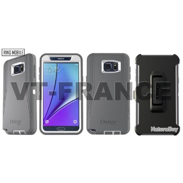 Coque Anti Choc OtterBOX Defender pour Samsung, Smartphone: Galaxy Note 5 Gris