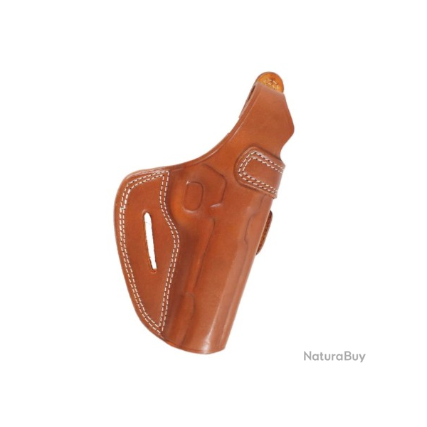 Etui pistolet arme en cuir V�ritable Marron - LIVRAISON OFFERTE