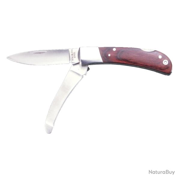 Couteau de chasse Pliable � 2 lames