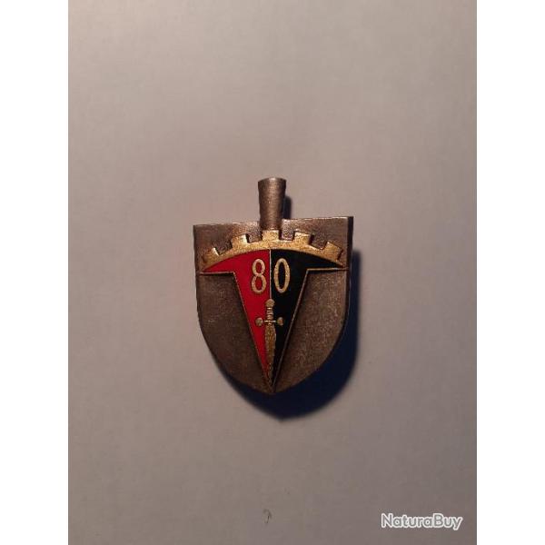 insigne 80e  Bataillon du Gnie