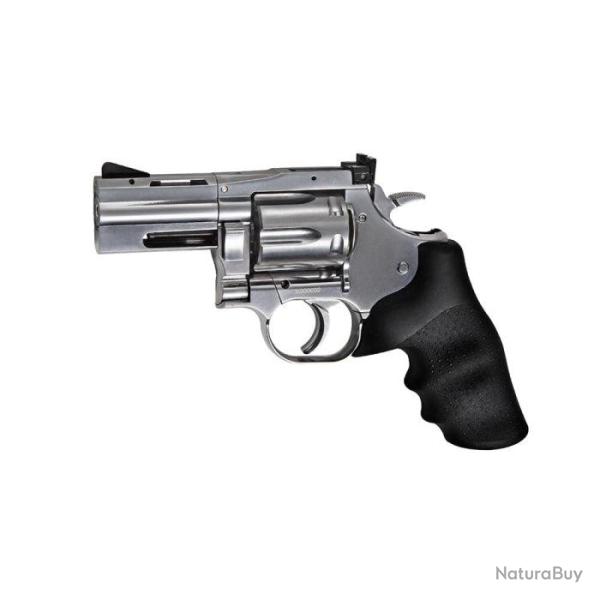 R�volver � plomb Dan Wesson DW715 Silver 2.5" CO2 - Cal. 4.5