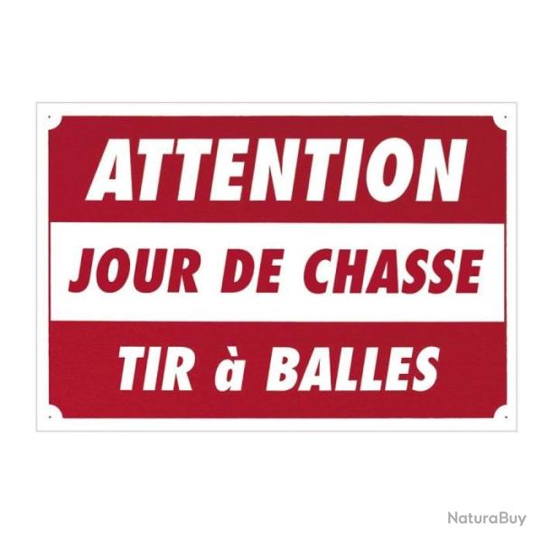 Panneaux Akilux Europarm " Attention - Jours de chasse " 60 x 40 cm