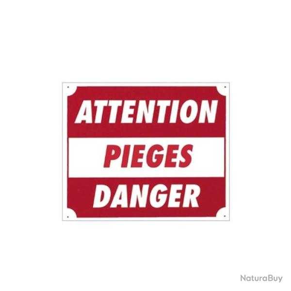 Panneaux Akilux Europarm " Attention pi�ges danger " 30 x 25 cm