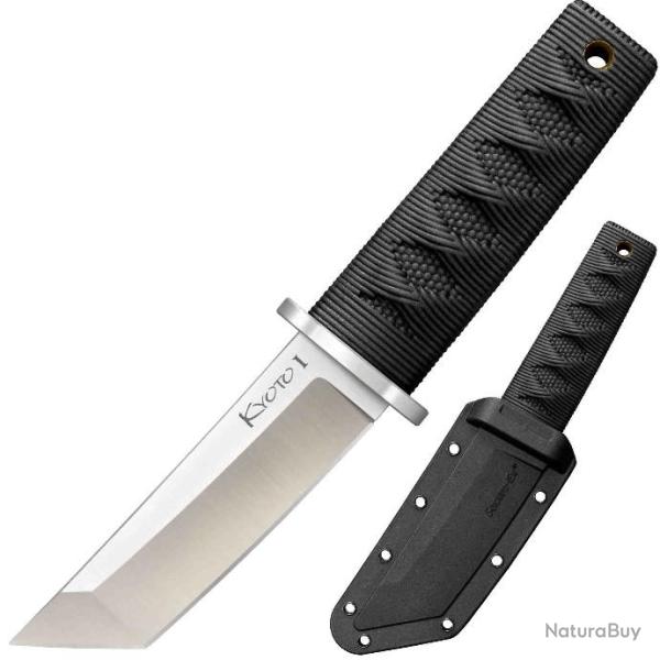 Couteau Cold Steel Kyoto II Lame Acier 8Cr13MoV Tanto Manche Kray-Ex Etui Secure-Ex CS17DA
