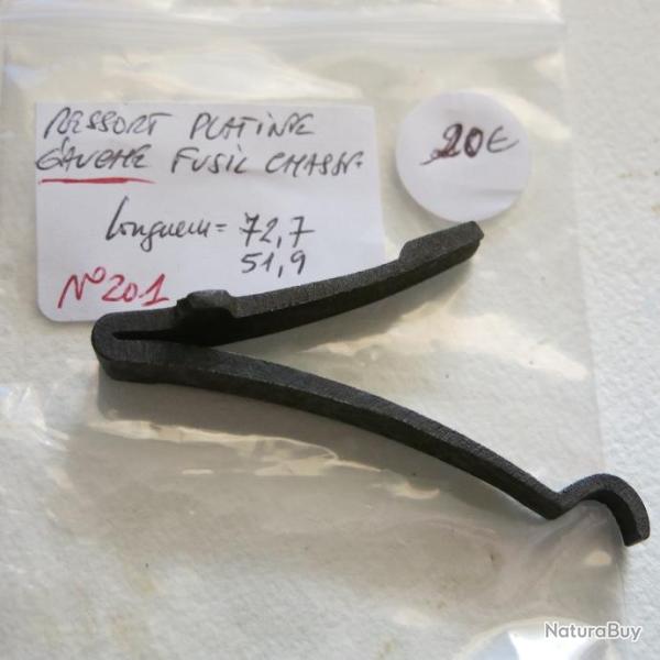 VENDU PAR CUIRASSIER11 N� 201 RESSORT GAUCHE DE PLATINE FUSIL DE CHASSE ANCIEN