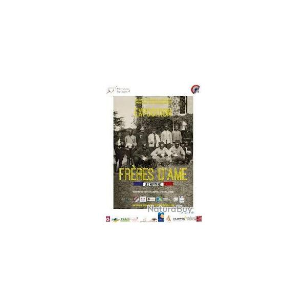 Plaquette de l'exposition "Fr�res d'�me" , h�ritages crois�s de la grande guerre, 35 pages.